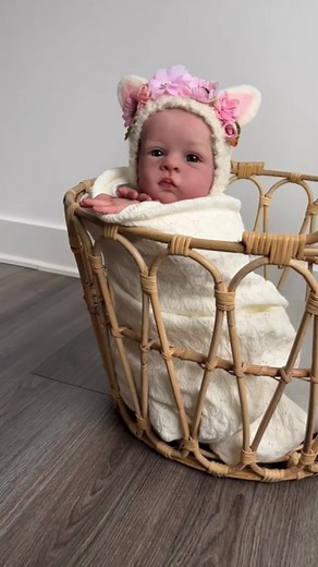 This is how I prepared this little reborn baby girl for her photo shoot. Do you like it? -.-.-.-.-.-.-.-.-.-.- Así preparé a esta pequeña bebé reborn para su sesión de fotos. ¿Os gusta? #silicondoll #bebedesilicona #reborn #reborndoll #bebereborn #mamareborn #rebornespaña #rebornsilicona #muñecas #bebés #babies | Beatriz Senra