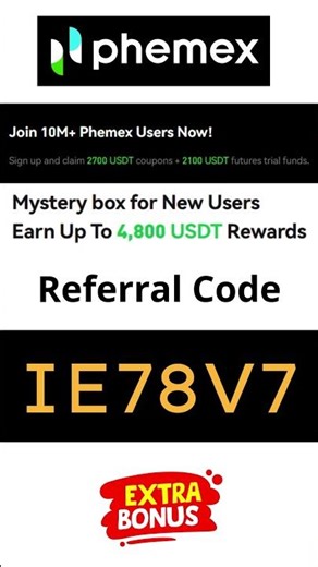 How to Use Phemex Referral Code IE78V7 for Extra Cashback