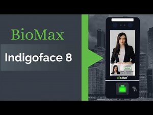 Biomax Indigo face 8 Attendance Machine Intro | Access control system Indigoface 8