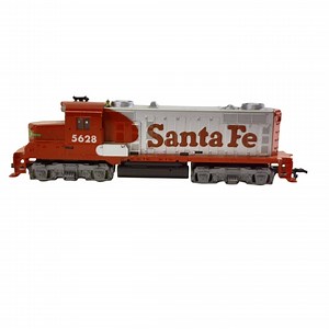 Santa Fe 5628 Tyco Diesel Locomotive HO Scale Red & Silver Model Train - Etsy
