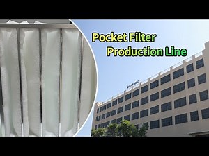RT Air Filtech Pocket filter production line video