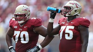 FSU offensive line all grown up