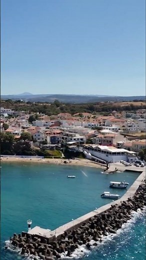 Breathtaking Drone View of Panormos, Crete 🌊 🚁 #Crete #Panormos