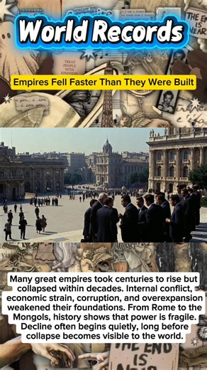 The rise and fall of empires reveal how fragile power can be when systems fail from within. #WorldHistory #Empires #HistoryFacts #RiseAndFall #HiddenHistory #CatatanDunia | HistoryWorld