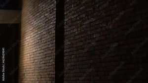 contemporary red brick wall design in architecture at night classic tropical texture with modern touch