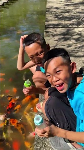 Funny video | Feeding cute fish is so happy #shorts #funny