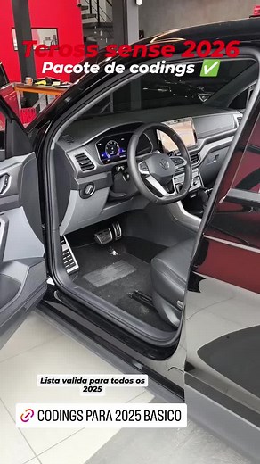 T-Cross Sense 2026 – Novas Funções Desbloqueadas via Coding 🚘✨ Mais um projeto finalizado na T-Cross Sense 2026, trazendo uma série de funções desbloqueadas via Coding para deixar o carro ainda mais completo e versátil! Confira tudo o que foi ativado: ✅ Desabilitar aviso do cinto de segurança ✅ Desabilitar aviso das portas ✅ Desligar o controle de tração (TC Off) ✅ Novos ajustes personalizados liberados via VCDS ✅ Funções extras que ampliam conforto e usabilidade no dia a dia Mais liberdade, pr