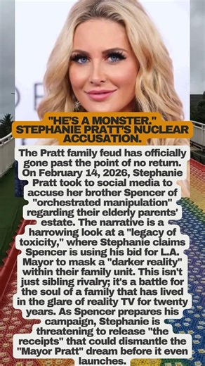 Stephanie Pratt ACCUSES Spencer: "He's a Monster" 🚨 #StephaniePratt #spencerpratt