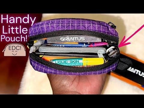 What’s in my little mini Bag?! 💕 Zip Pouch EDC Essentials! WIMB?! 👜💕 