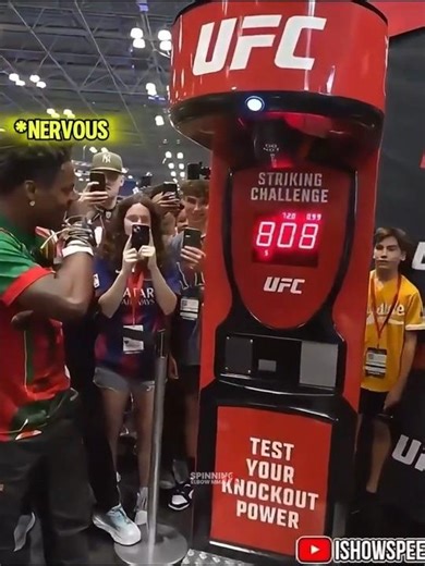IShowSpeed Beats Alex Pereira Punching Machine Record 😱 🗿