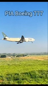 PIA Boeing 777 landing at Lahore Airport | Travel Vlog