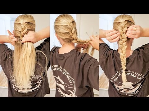 How To French Braid, Full Talk Through For Beginners!