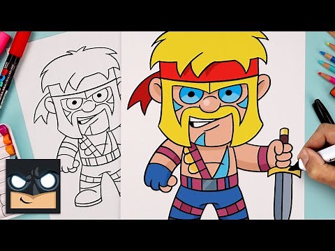 How To Draw Combat King | Clash of Clans