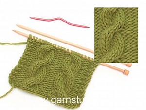 How to knit a cable with a cable needle