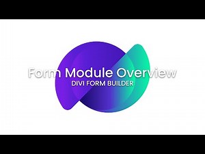 Divi Form Builder - Form Module Overview
