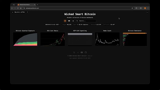 Quick update on the new home page layout for my website and the individual signaling period view on the BIP-110 signaling dashboard.https://t.co/sdffViqZsm