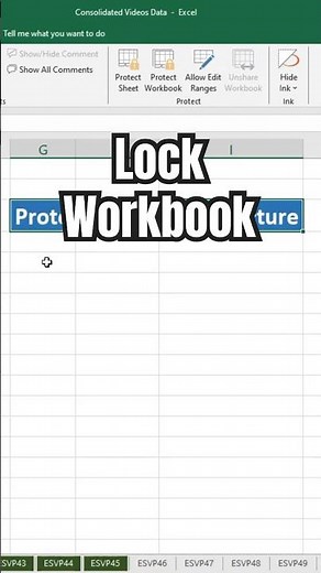 How to Protect Workbook Structure in Excel