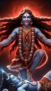 🔱శివుడు కాళీమాత పాదాల కింద ఎందుకు? 😱రక్తబీజుడి కథలో దాగిన భయంకర నిజం🔥#shiva #kalimaa #telugushorts