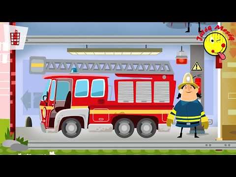 Tűzoltóállomás egy napja- tűzoltós mese