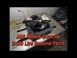DIY Brake Line Replacement Part 4 ABS Module Clean Up.
