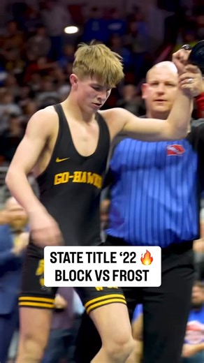IAwrestle on Instagram: "Throwback to 2022, when we had two future Cy-Hawk wrestlers in the IHSAA 3A finals at 138lb 👀 Ryder Block (Waverly-Shell Rock) 38-0, Jr. over Jacob Frost (Dowling Catholic) 32-2, Sr. (Dec 2-0) #IAwrestle"