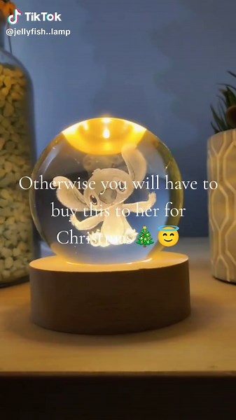 Stitch Crystal Ball Night Lamp: Magic for Every Space