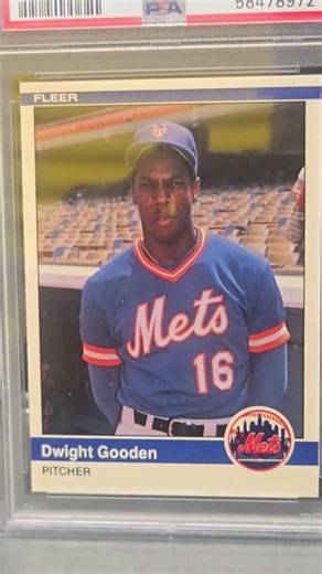 Dwight Gooden 1984 Fleer Update #sportscollectibles #whodoyoucollect #collectibles #sportscards