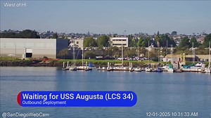 USS Augusta (LCS 34) Deployment USS Augusta (LCS-34) is an Independence-class littoral combat ship of the United States Navy. She is the second ship to be named for Augusta, Maine. | San Diego Web Cam