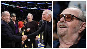 Jack Nicholson Is So Back As He Makes Lakers Courtside Return