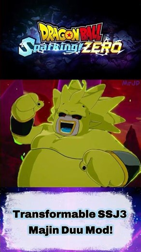 Transformable Super Saiyan 3 Majin Duu Mod in Dragon Ball: Sparking! Zero (PC)