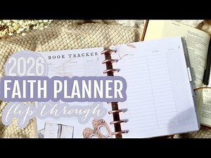 ✝️ 📖 2026 Faith Planner Set Up & Flip Through Part 1 | War Binder
