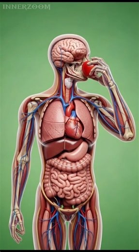 APPLE Inside Your Body! 😱 3D Digestion, Benefits & Side-Effects Explained!