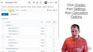 Brightspace: Gradebook Calculation Options