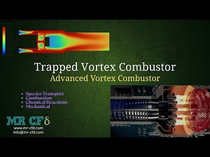 Trapped Vortex Combustor, CFD Simulation
