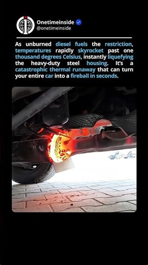 The Terrifying Danger of a Blocked Diesel Filter! #shorts