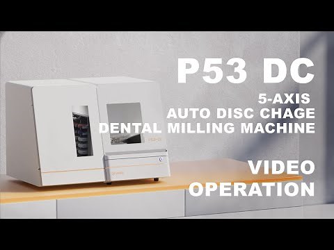 How to operate P53 DC dental milling machine?