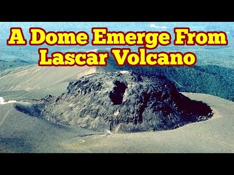 Volcanic Dome Formed At Lascar Volcano, Chile, Indo-Pacific Ring Of Fire