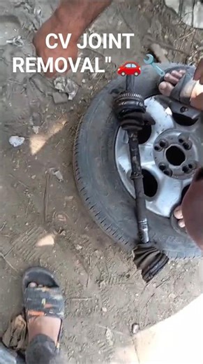 How to Remove a Car CV Joint | Step-by-Step Installation Guide 🚗🔧 #mechaniclife #shorts