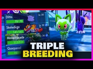 Master Triple Masuda Breeding in Pokémon Scarlet and Violet