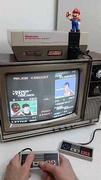 NES Mike Tyson's Punch Don Flamenco - CRT Sharp Linytron - ASMR #retrogaming #nintendo