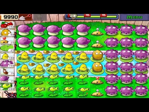 Plants vs Zombies || Adventure Pool Level [ 3/4 ] || Full Highlight HD [ 1080p ] [ 60 fps ]