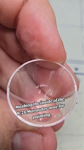 Bradford | Masking the inside of the B-26C Marauder nose, this is the ICM 1/48 B-26C Marauder kit. @icm.kits #icm #icmmodels #b26 #marauder... | Instagram