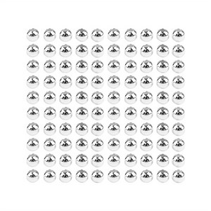 925 Sterling Silver Crimp Beads to fit Approx 0.5mm, 1.5mm ID, 100pcs