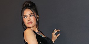Salma Hayek Dances in a Minuscule White String Bikini in a Behind-the-Scenes Video