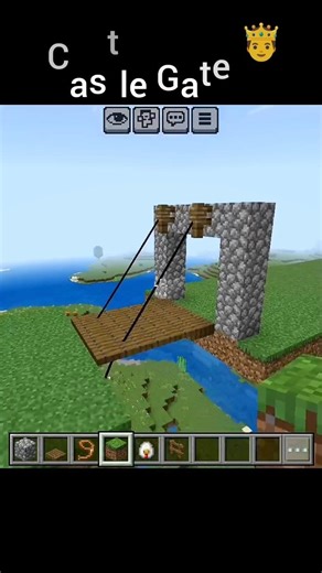 Realistic Castle Gate Build 🏰 | Minecraft Tutorial ⚒️ || @devrajj21 | #shorts #minecraft