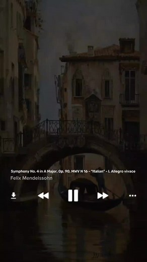 Felix Mendelssohn Symphony No. 4 in A Major: Allegro Vivace