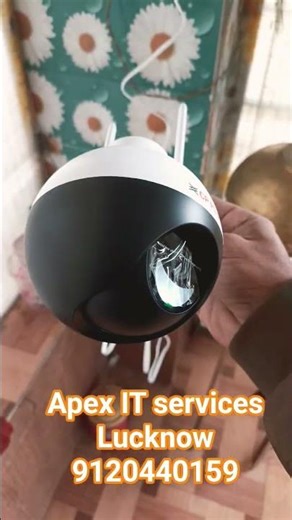 CP Plus wifi mini PTZ camera installation #cpplus #ptzcam #lucknow #lifeisbutadream #securitysystem