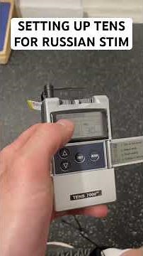 Setting up TENS/ EMS unit for Russian Stim