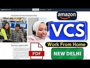 Pass Amazon VCS Assessment | Virtual Customer Support Questions & Answers | Delhi Work From Home job