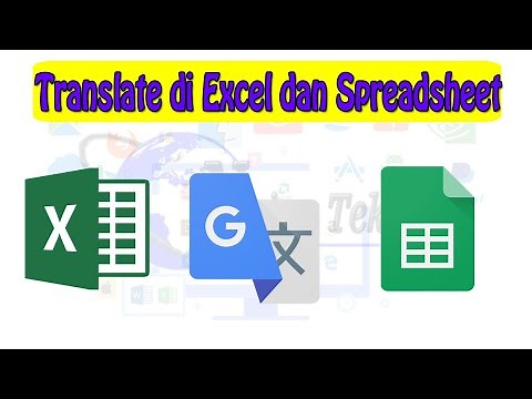 Cara Translate Bahasa Inggris ke Indonesia di Excel dan Spreadsheet